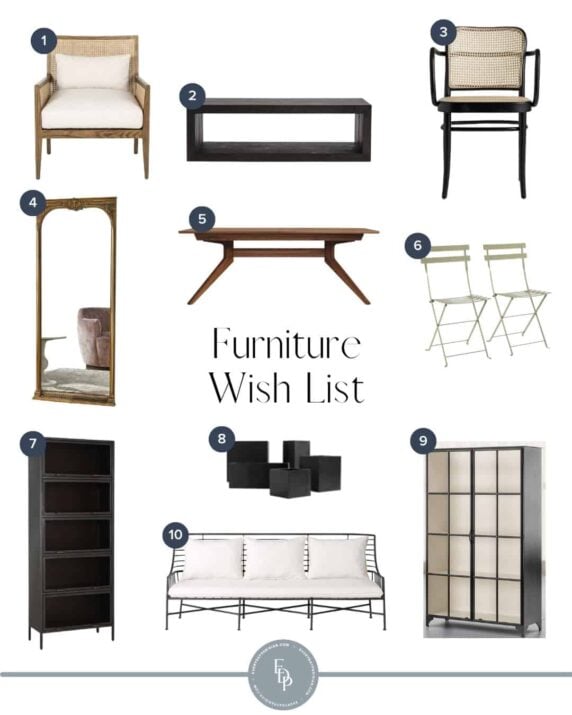 furniture home wish list