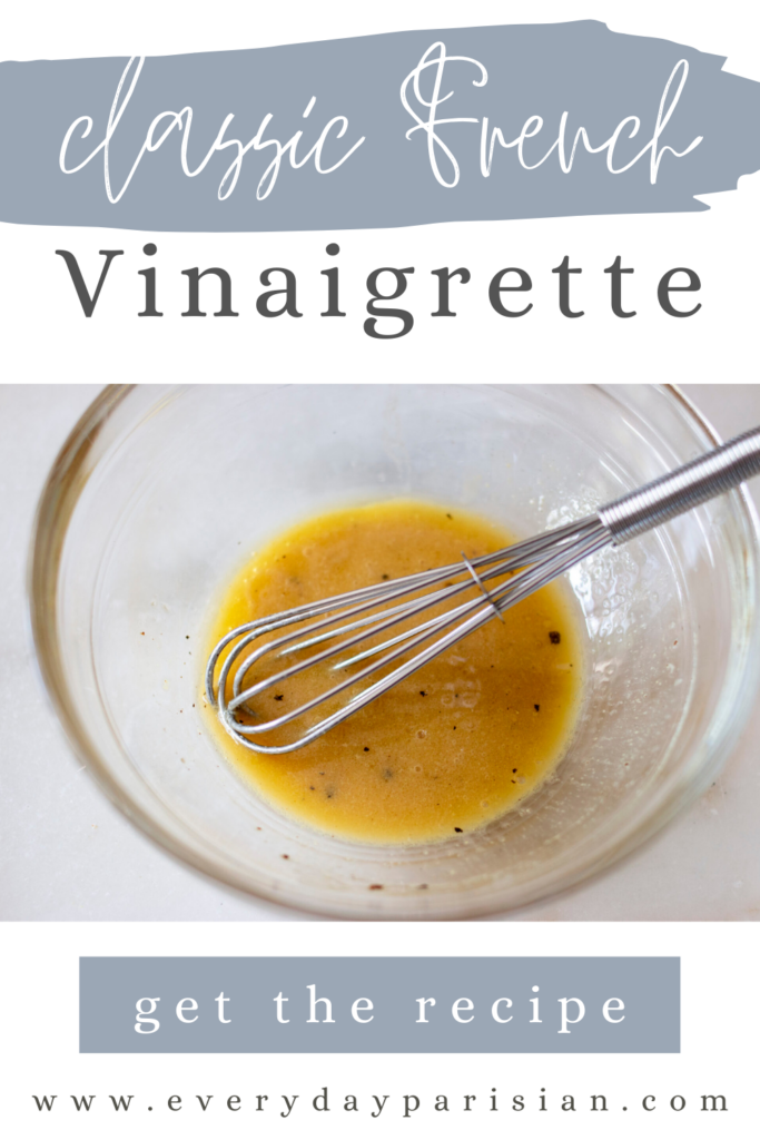 classic French vinaigrette dressing