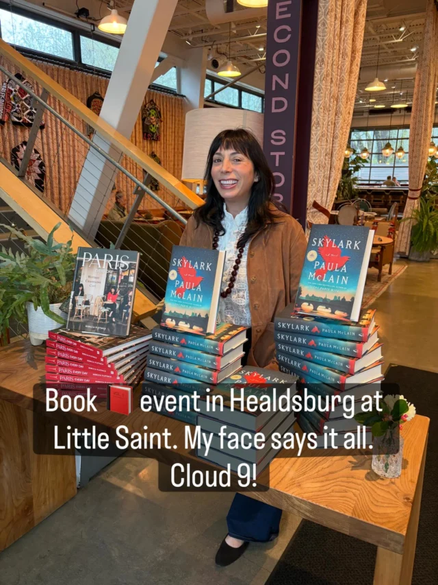 Still on cloud ☁️ 9 after hosting a fabulous event in Healdsburg with @paula_mclain and @copperfieldsbooks @littlesainthealdsburg ❤️

Thank you to everyone who showed up, stood in line for book signatures, and purchased books 📚. 

I am incredibly grateful for the Everyday Parisian community and for Paula! What a weekend. #everydayparisian #toutestpossible