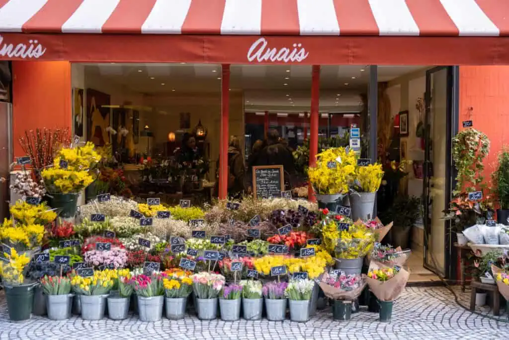 Anais flower shop Paris