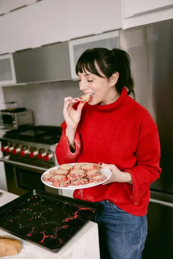 christmas sprinkle cookies