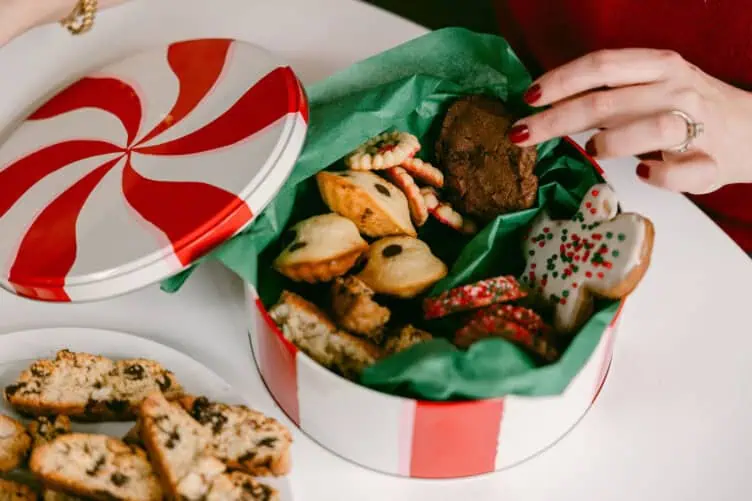 holiday cookie boxes