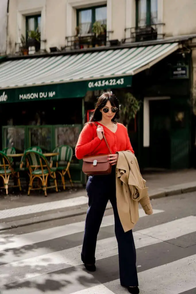 crossbody bag for Paris in the spring