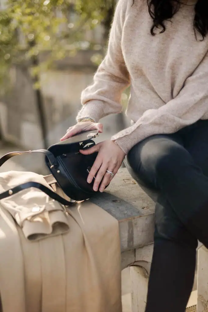 Sézane crossbody bag for Paris