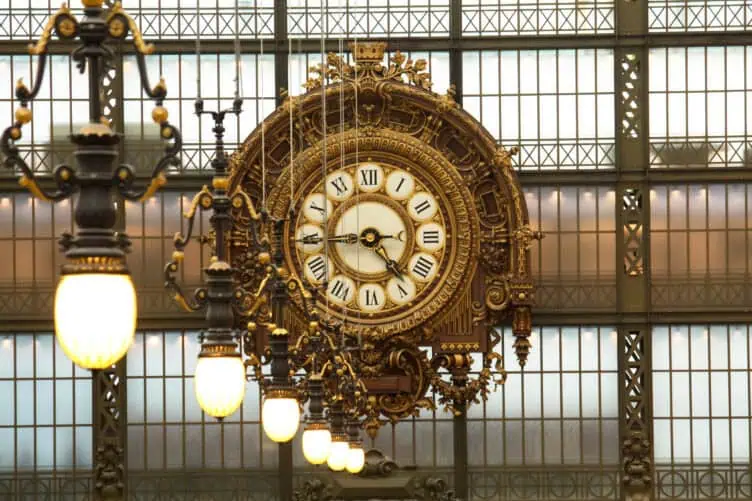 Paris Musee D'Orsay Clock interior