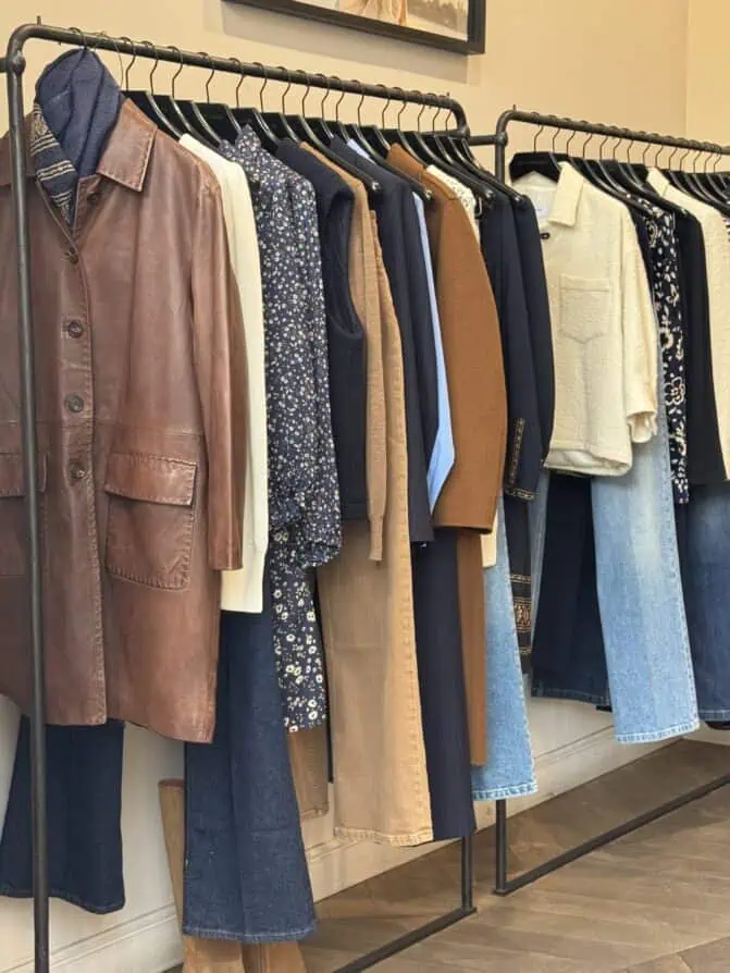 chocolate brown and butter yellow Fall trends spotted in Paris 2025