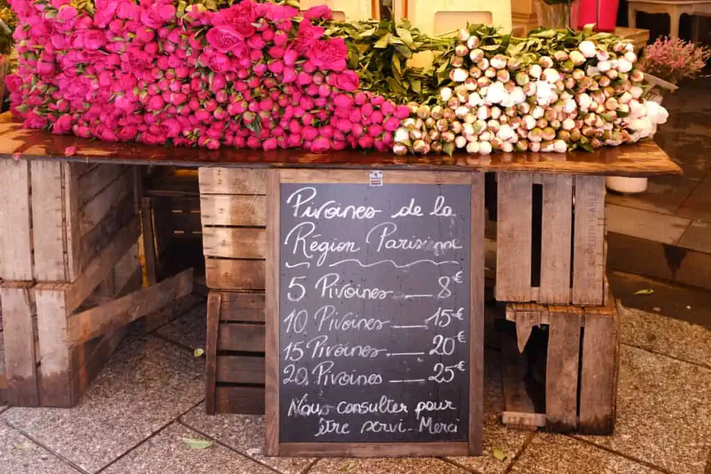 best Paris flower shops