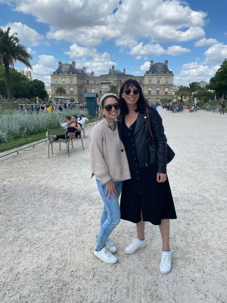 Rebecca with friend Katie Donnelly Rebecca with friend Katie Donnelly