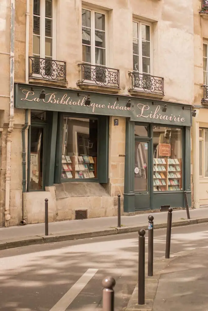 Parisian bookshop on the Left Bank