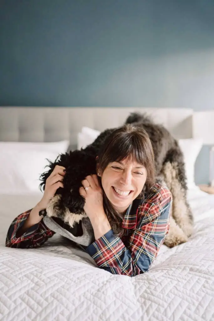 my morning routine with Henri