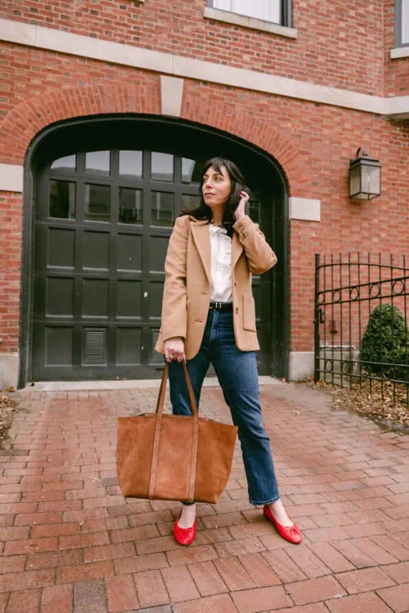 how to style the Sézane jack blazer