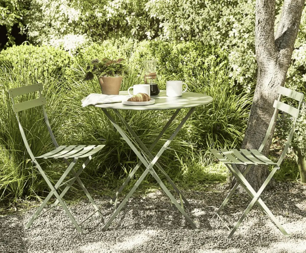 French Fermob table and chairs