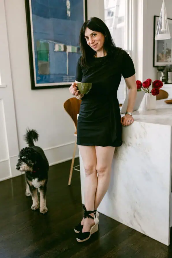 Pippa short black dress