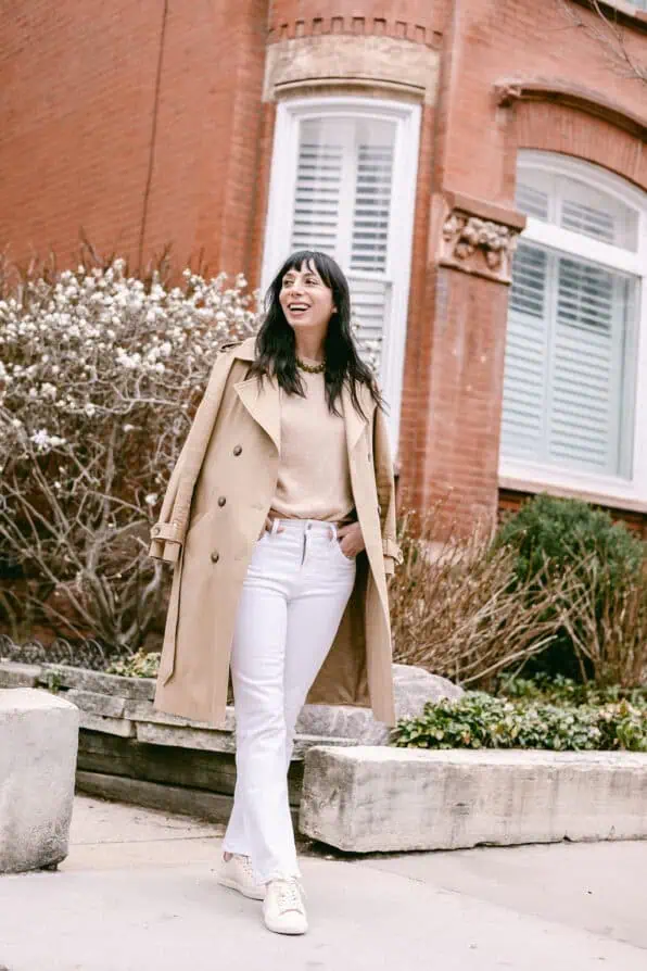 Trench Sézane sizing guide Scott