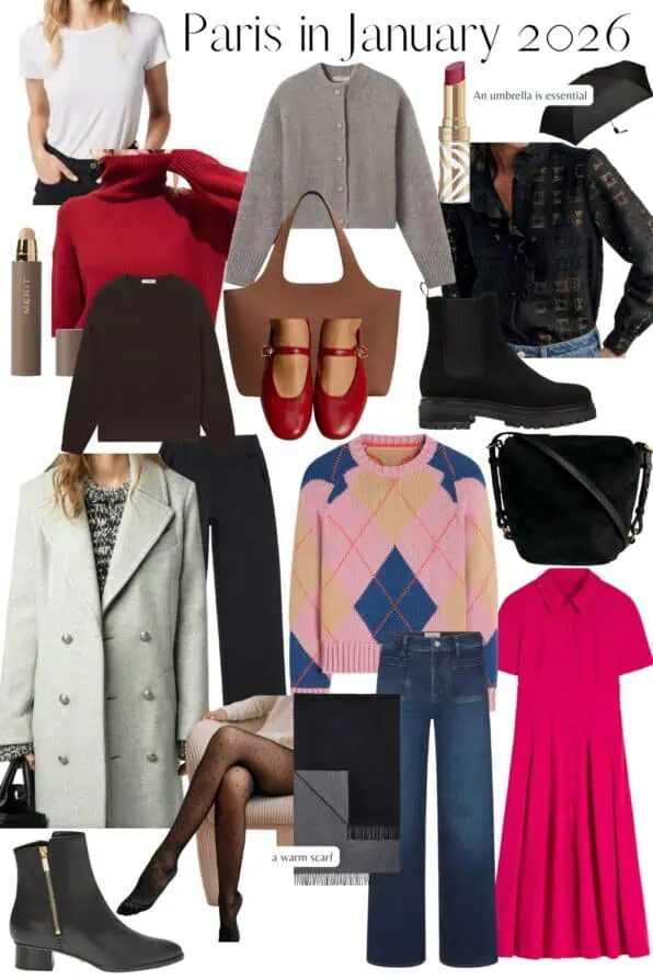 what I packed for Paris in January